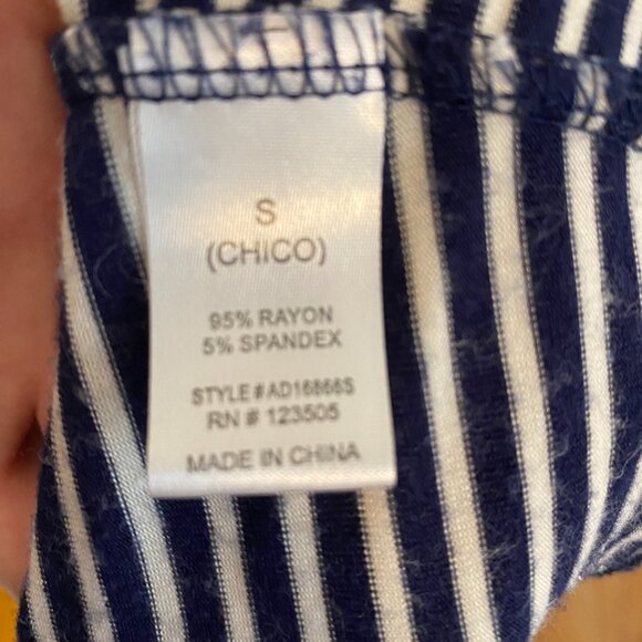 HEART HIPS Floor Length Striped Dress with Adjustable Spaghetti Straps Size S - Picture 8 of 8